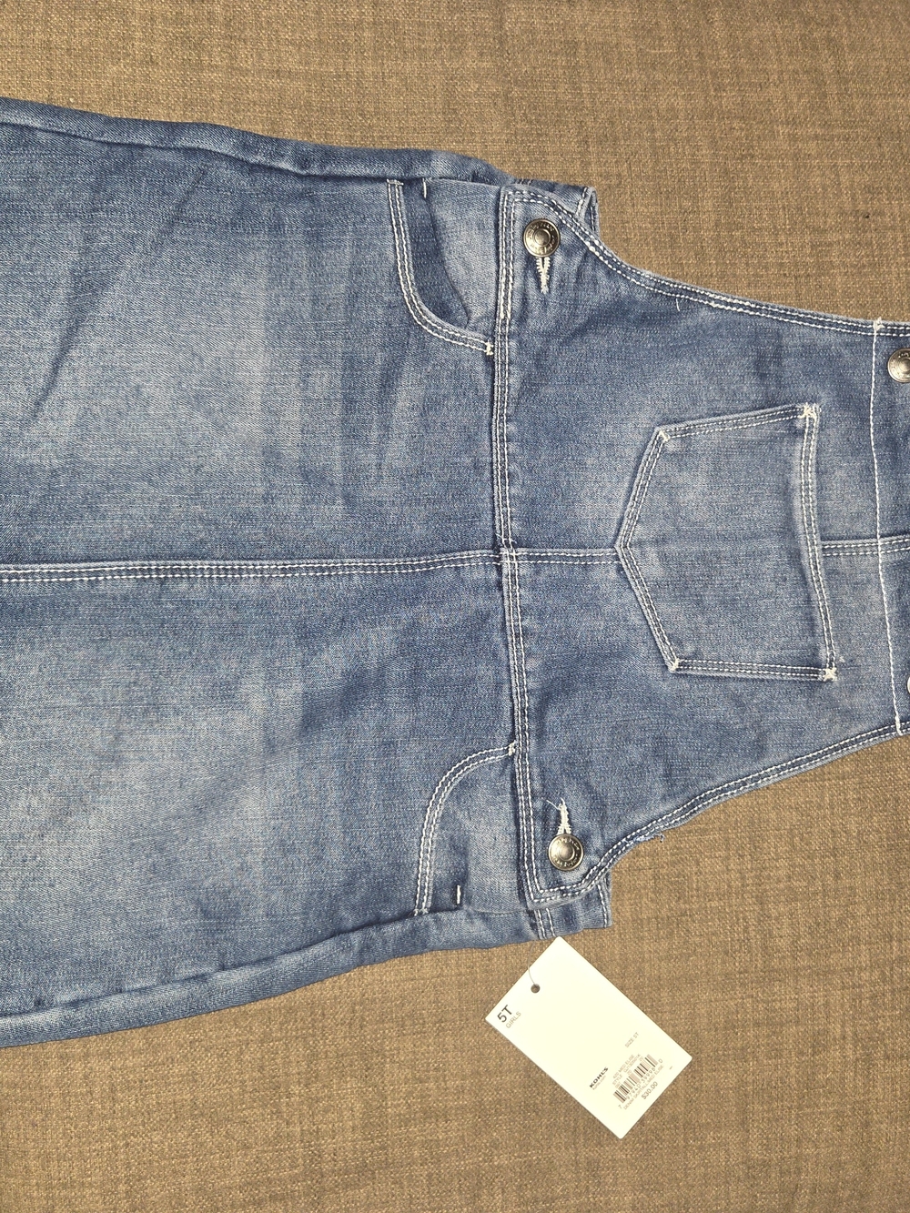 Kohl's Blue Denim Women’s Jeans Overall Dress